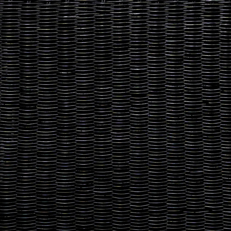 Cahya Woven Rattan Square Coffee Table Black by Unique Piece Furniture