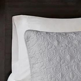 Reversible Quilt Set Grey Full/Queen by HouseOfZazla