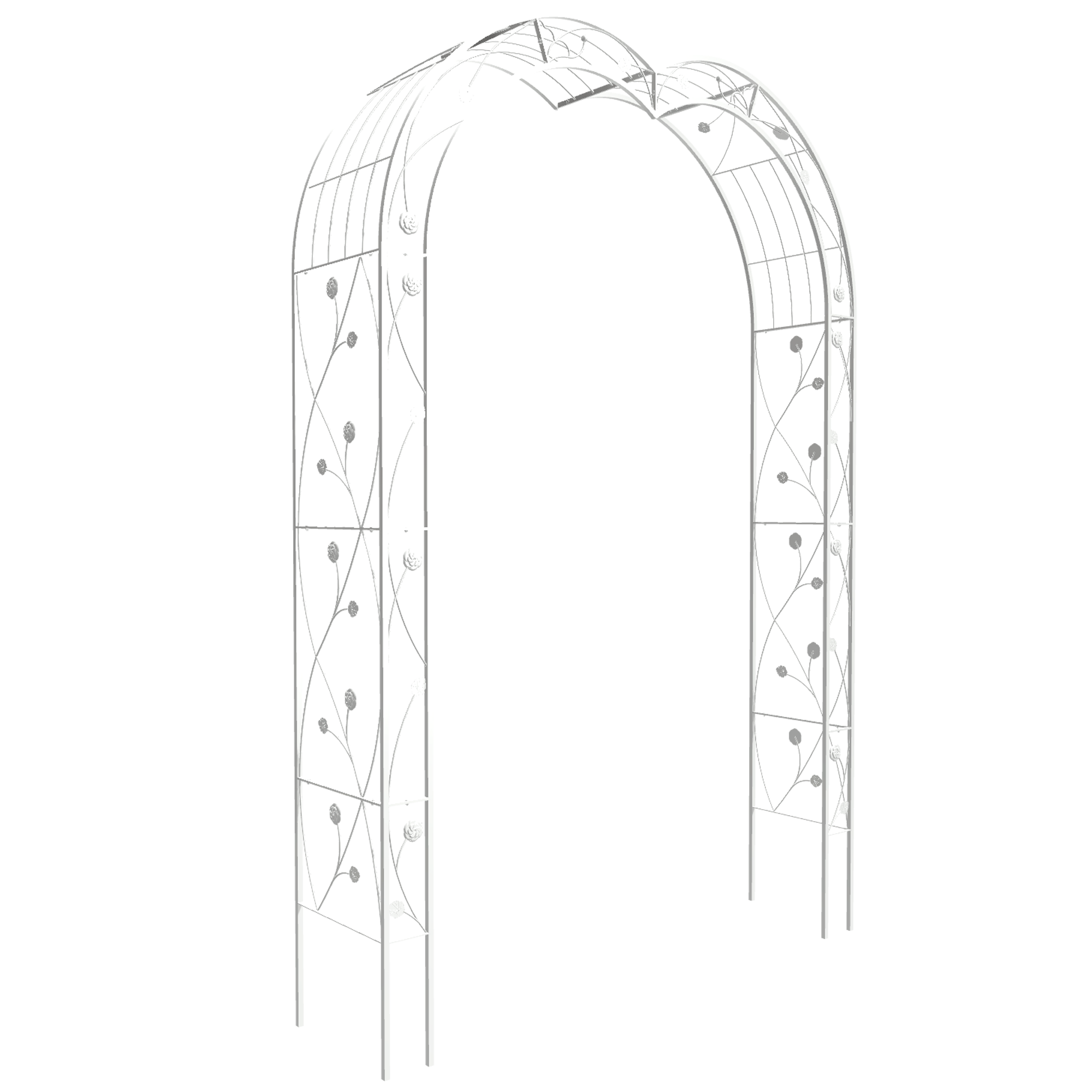 Metal Garden Arch by HouseOfZazla