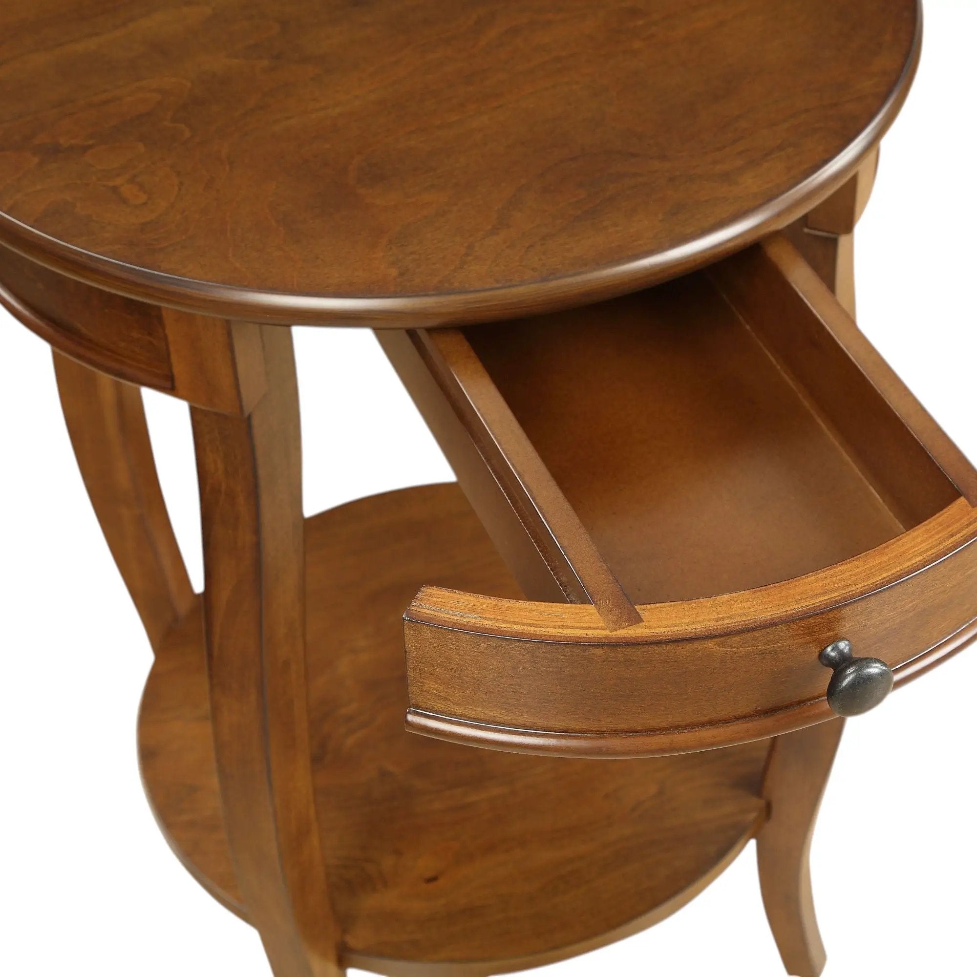 Alysa - Walnut Accent Table - Walnut by Unique Piece Furniture