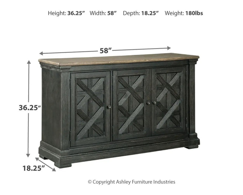 Tyler Creek - Dining Room Server - Black / Gray by Unique Piece Furniture