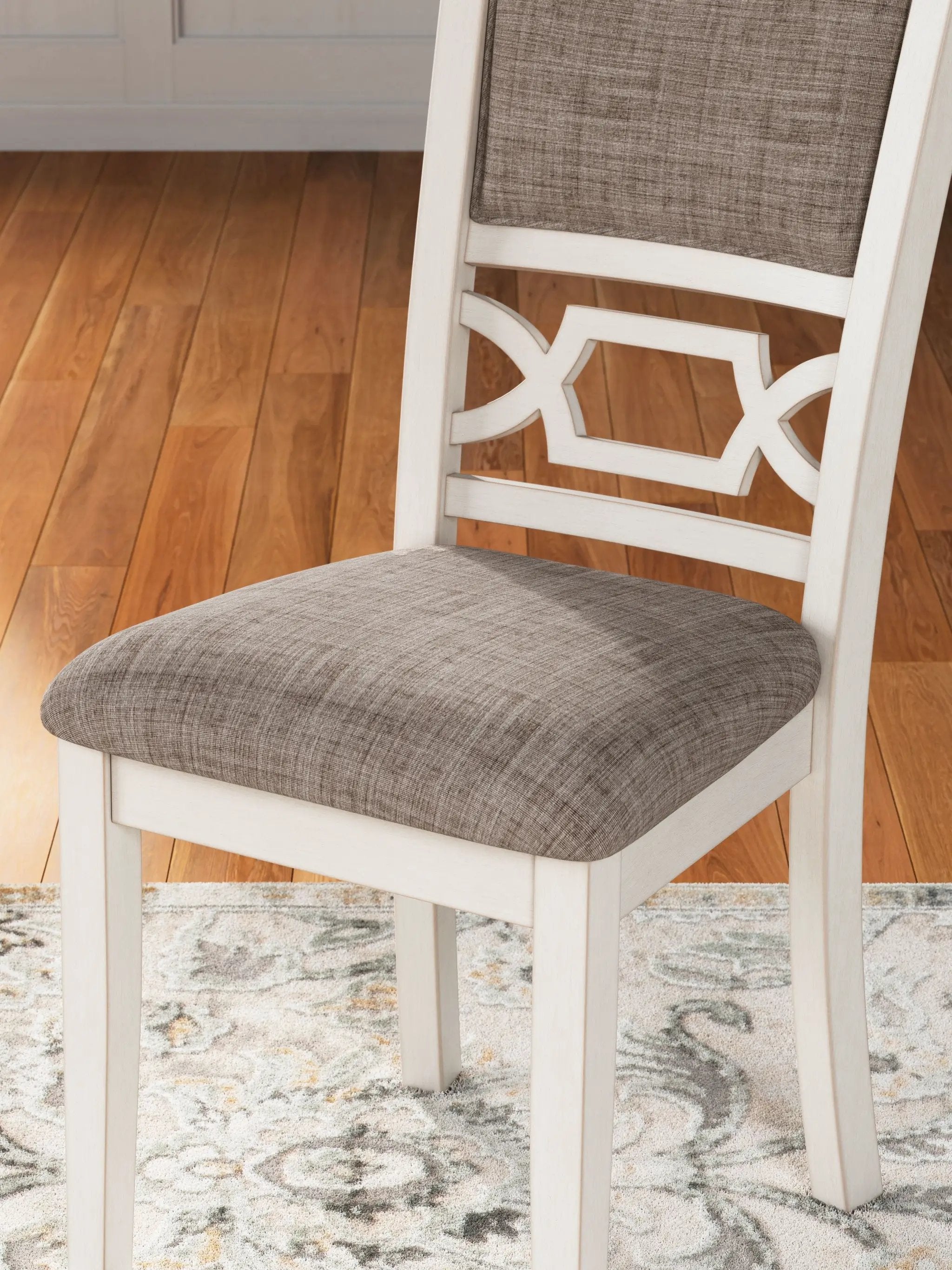 Erinberg - Dining Room Table Set (Set of 6) - Antique White by Unique Piece Furniture
