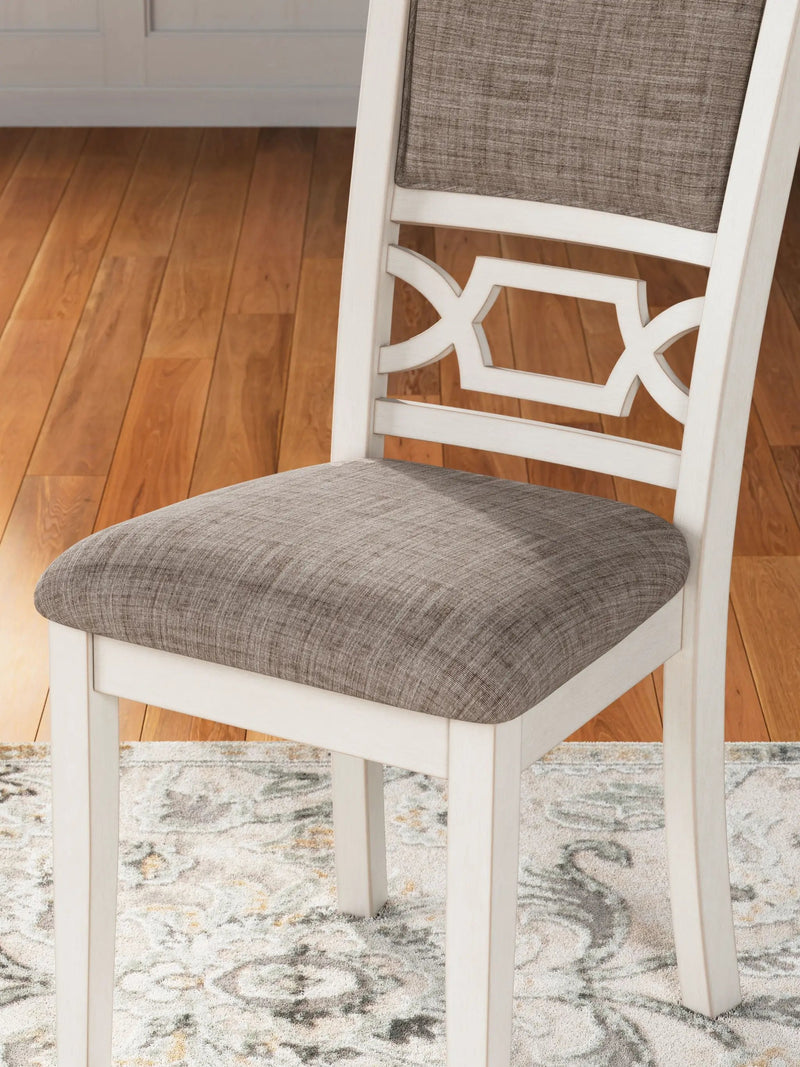 Erinberg - Dining Room Table Set (Set of 6) - Antique White by Unique Piece Furniture