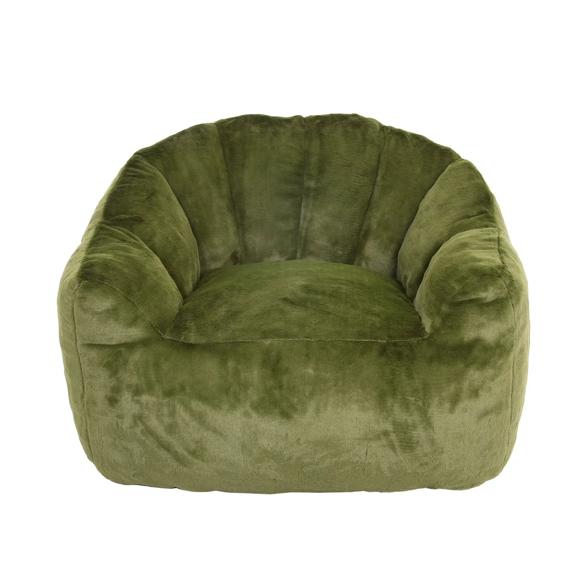 Beanbag Chair, Beanbag Sofa Chair With Armrests Stuffed High Density Foam by HouseOfZazla