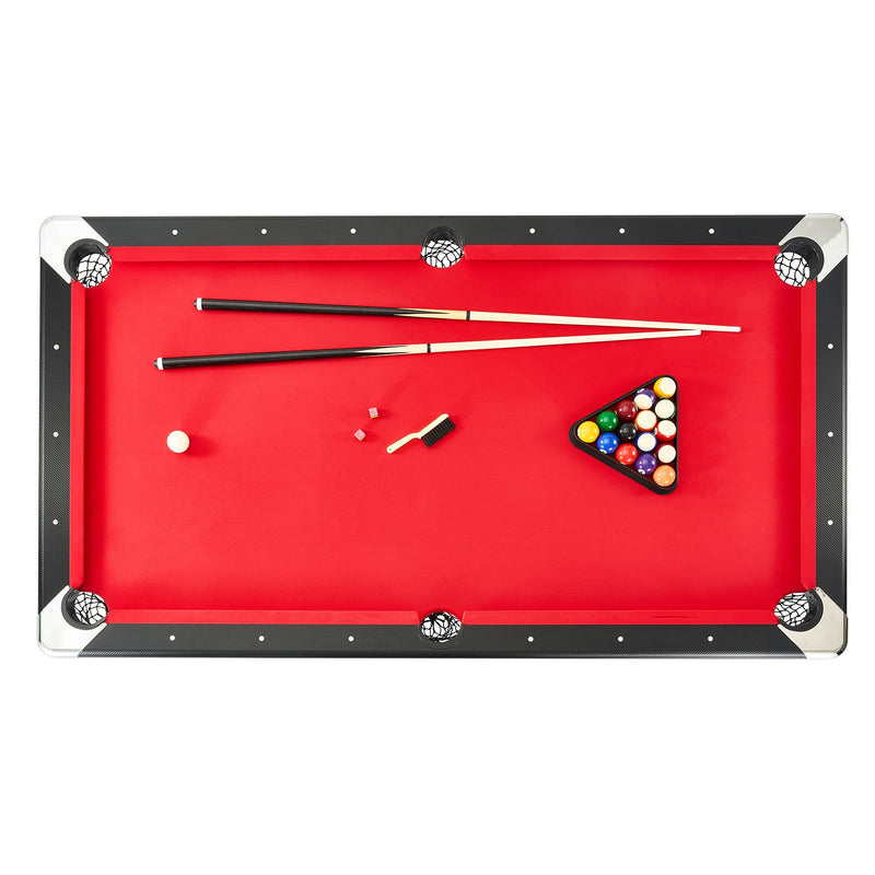 7 ft Foldable Portable Billiards Table with Complete Accessories by HouseOfZazla