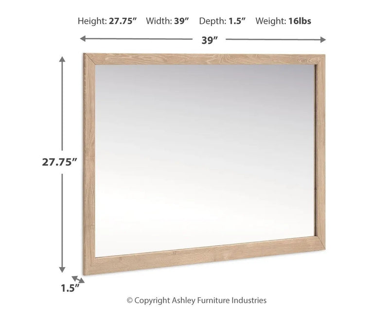 Cielden - Bedroom Mirror - Tan by Unique Piece Furniture