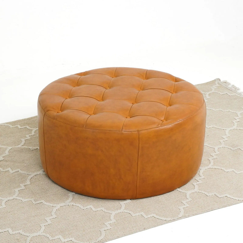 Seletar - Ottoman - Light Tan by Unique Piece Furniture
