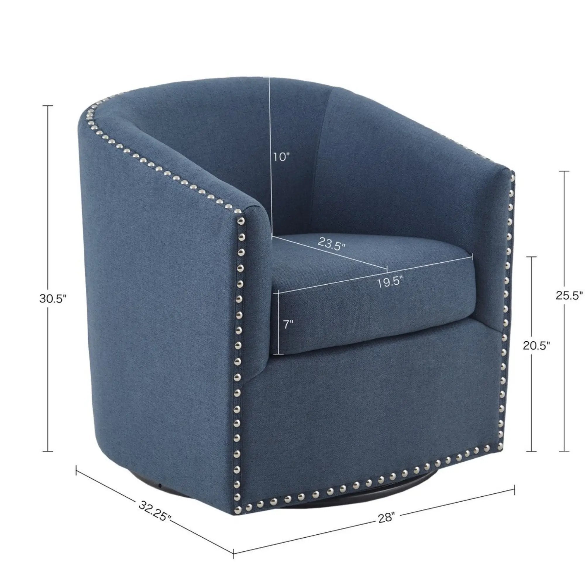 Luxurious Chair With 360 Degree Rotation by Unique Piece Furniture