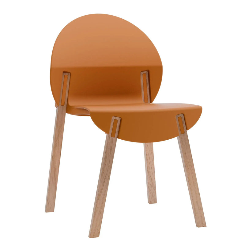 4 Piece Set Of Single Chairs With A Design Combining Modern And Traditional Elements by HouseOfZazla