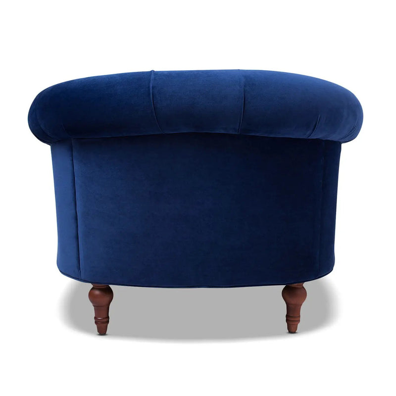 La Rosa - Victorian Tufted Upholstered Accent Chair by HouseOfZazla