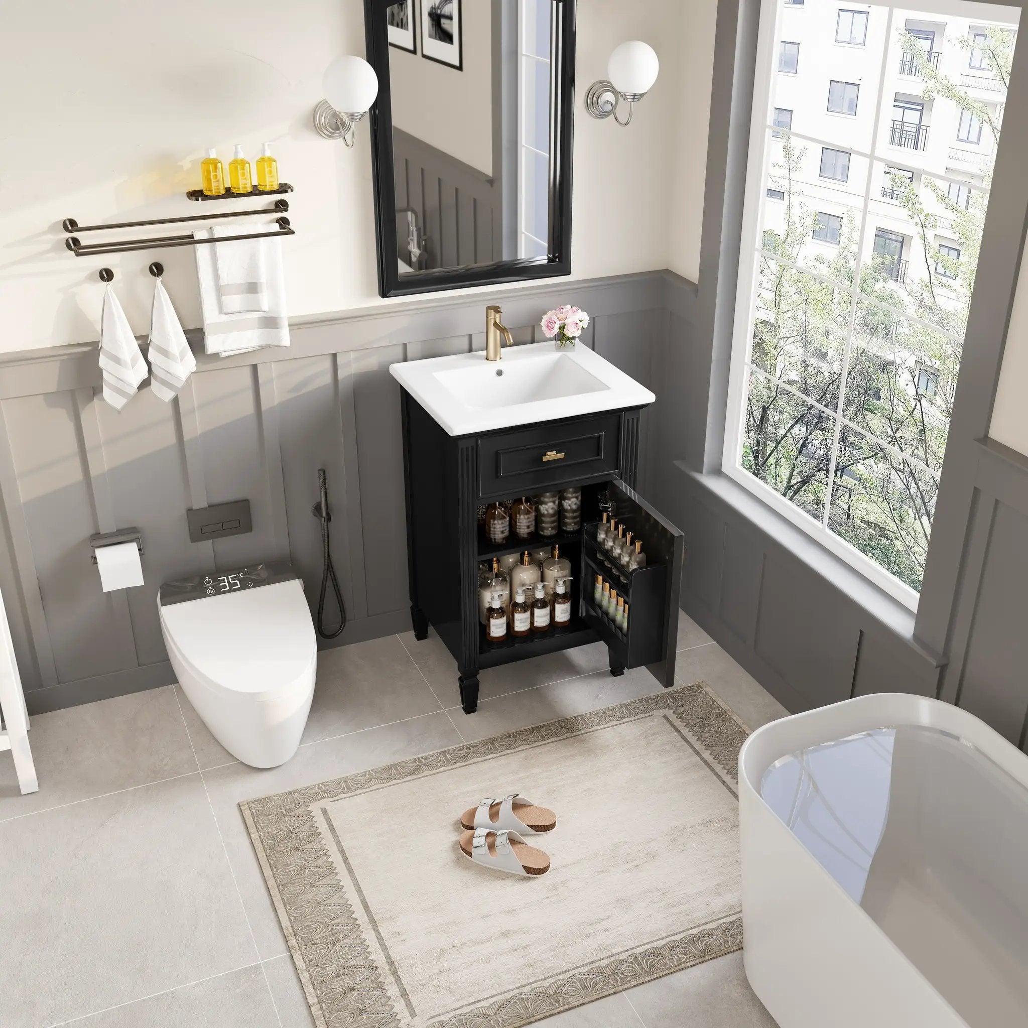 20-Inch Bathroom Vanity with Sink by HouseOfZazla