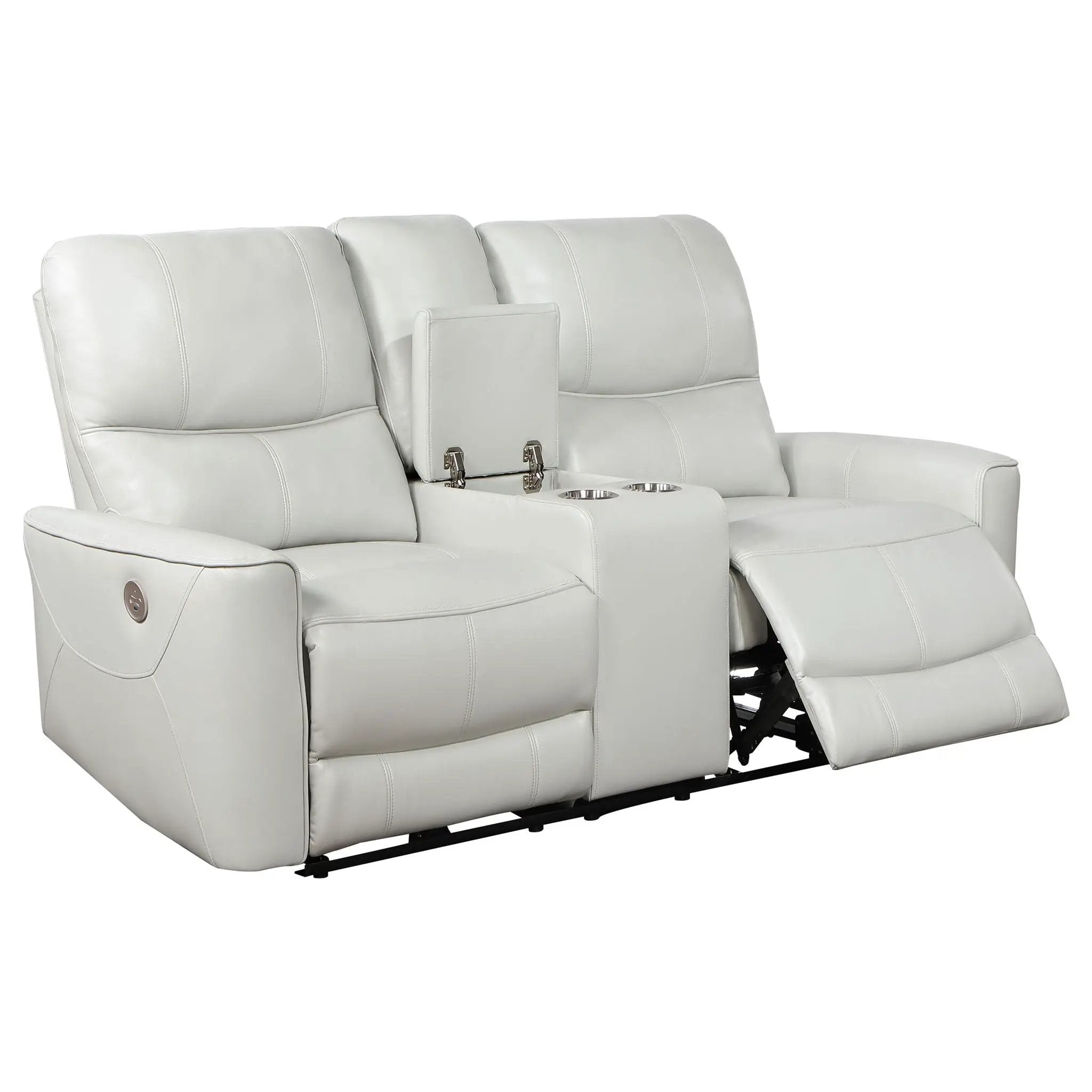 Greenfield 3-piece Power Reclining Sofa Set Dove Grey by Unique Piece Furniture