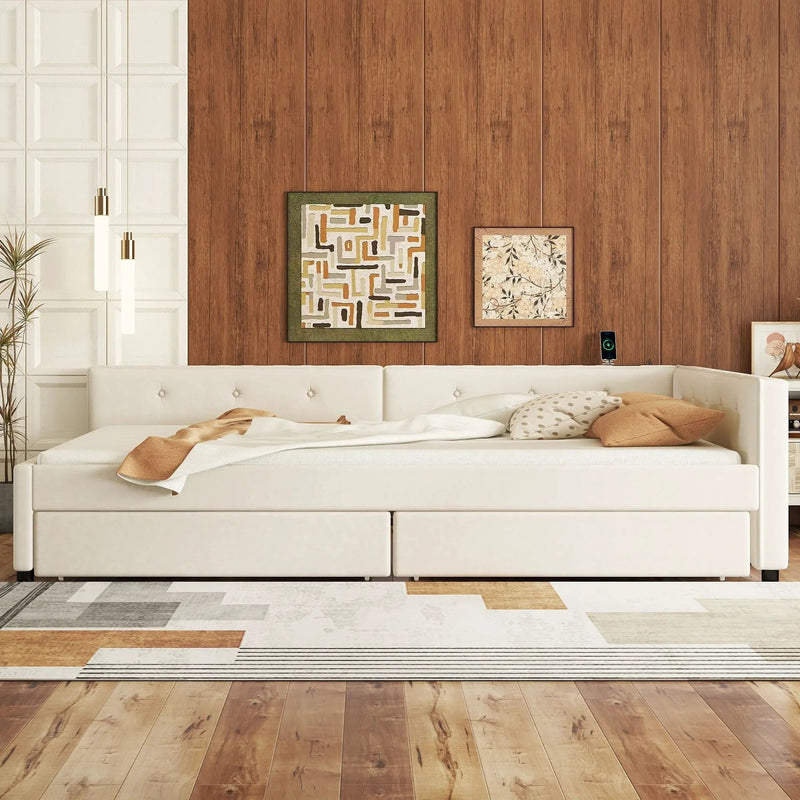 Platform Bed With USB Ports by Unique Piece Furniture