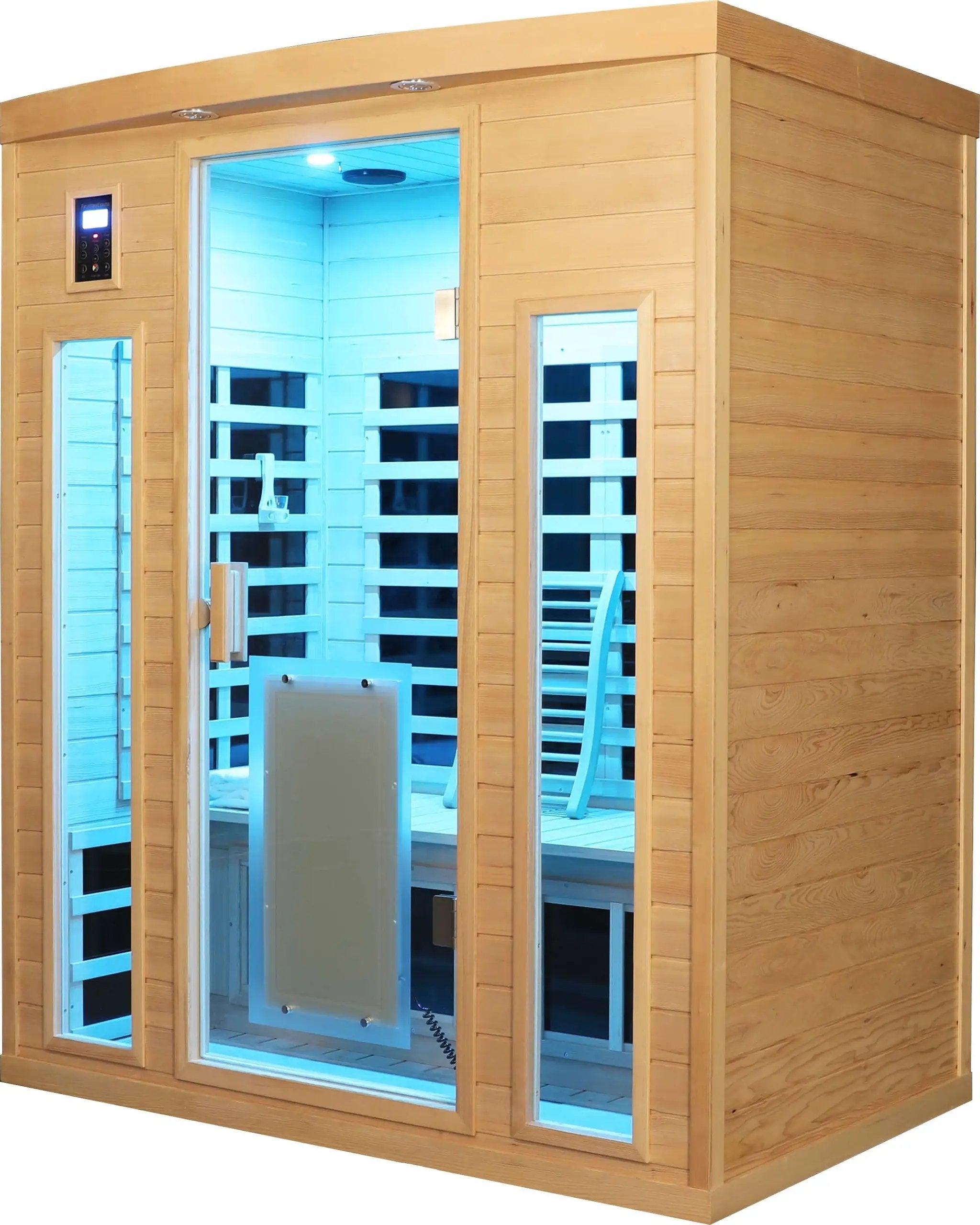 Low EMF Three person Far infrared sauna room (Roof & Floor) by HouseOfZazla