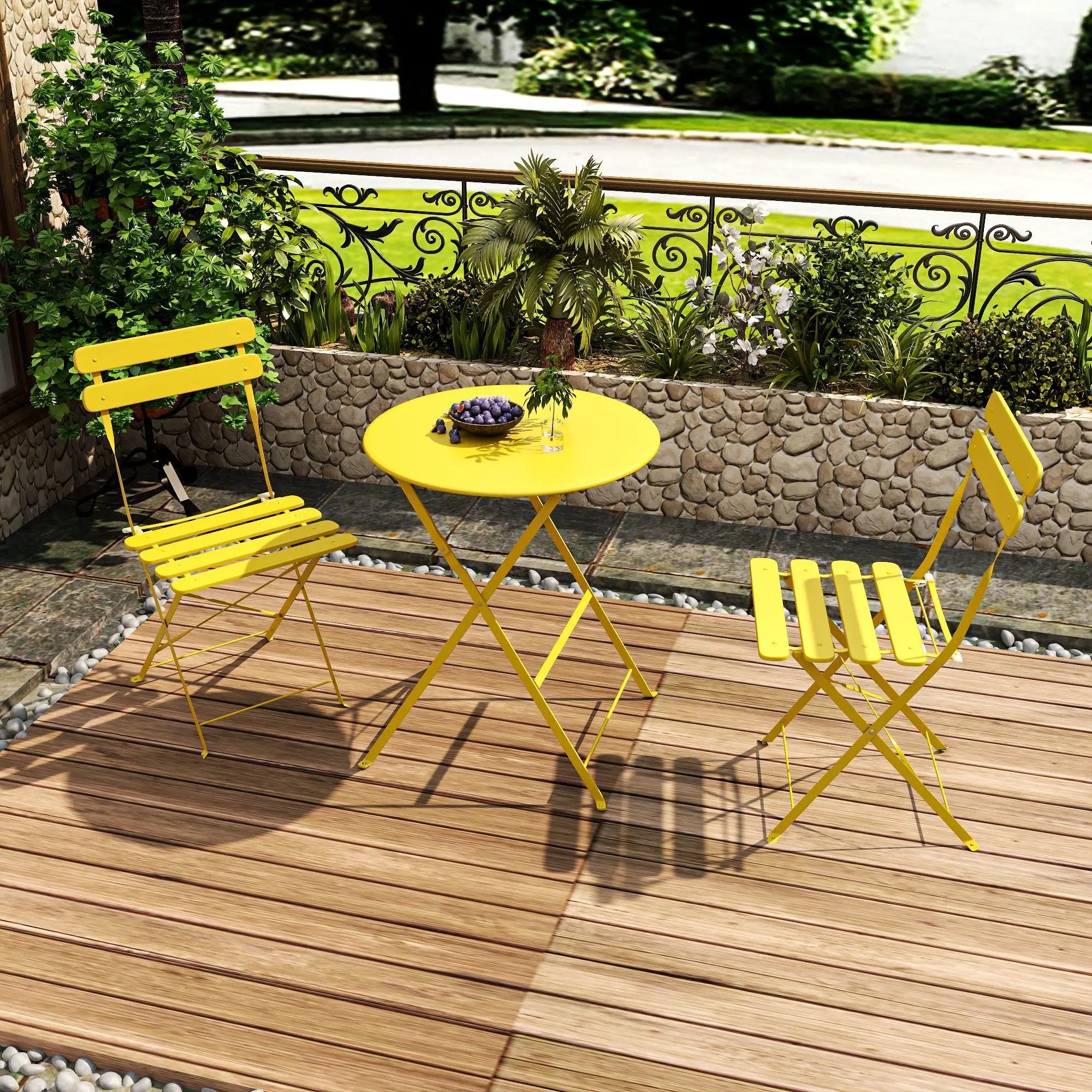 Bistro Table and Chairs Set of 2 by HouseOfZazla