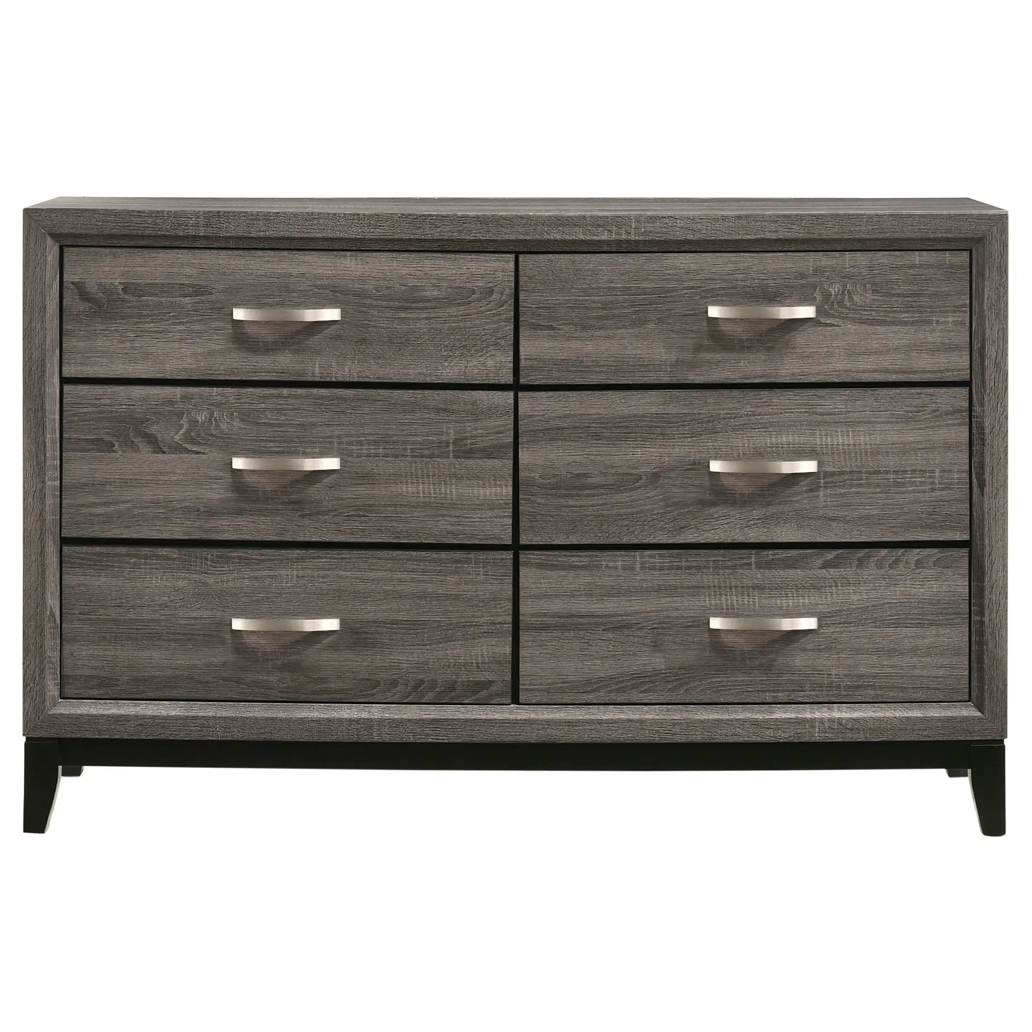 Cabrillo - 6 Drawer Dresser - Gray by HouseOfZazla