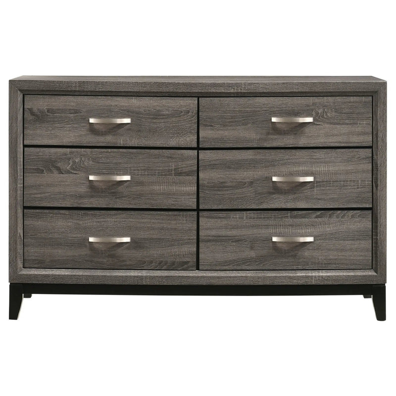 Cabrillo - 6 Drawer Dresser - Gray by HouseOfZazla