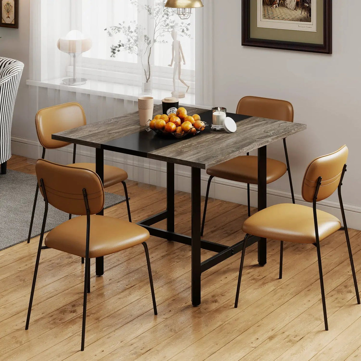 39.5" Square Conference Table with Thickened Tabletop by DirectDeals