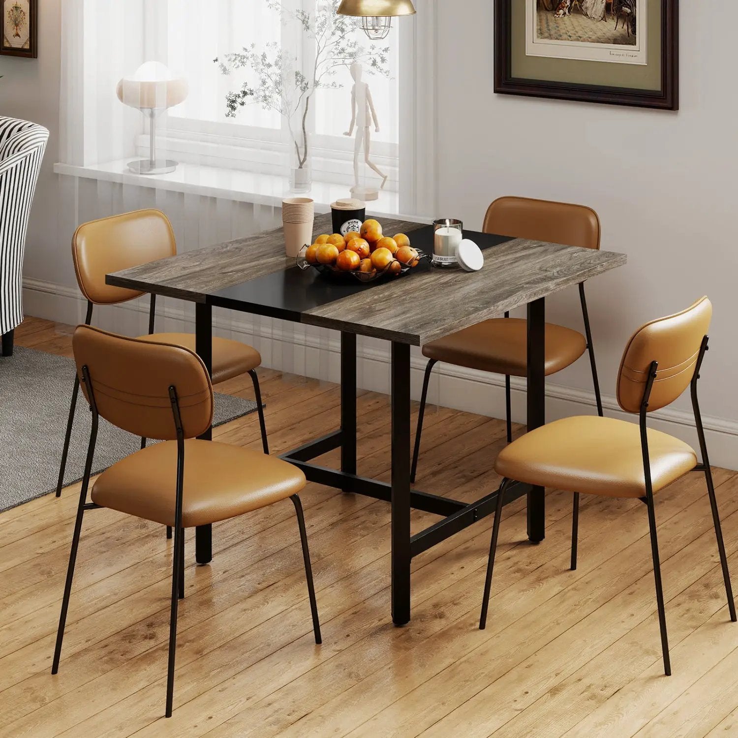 39.5" Square Conference Table with Thickened Tabletop by DirectDeals