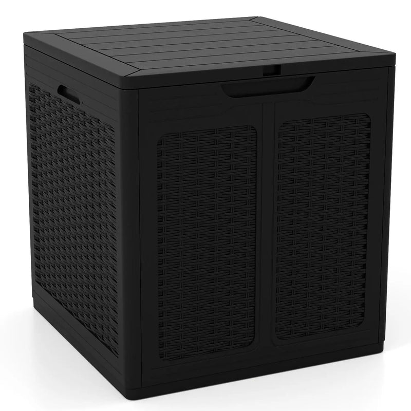 39 Gallon Deck Box with Lockable Lid - Weatherproof Storage by DirectDeals