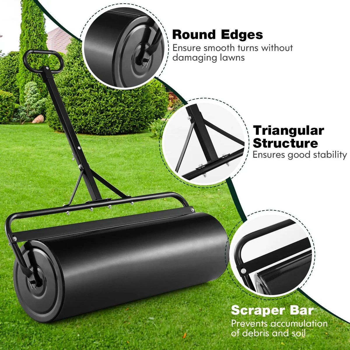 39 Inch Wide Push/Tow Lawn Roller, photo 7 of 9