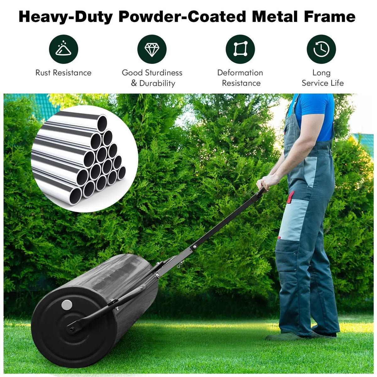 39 Inch Wide Push/Tow Lawn Roller, photo 8 of 9
