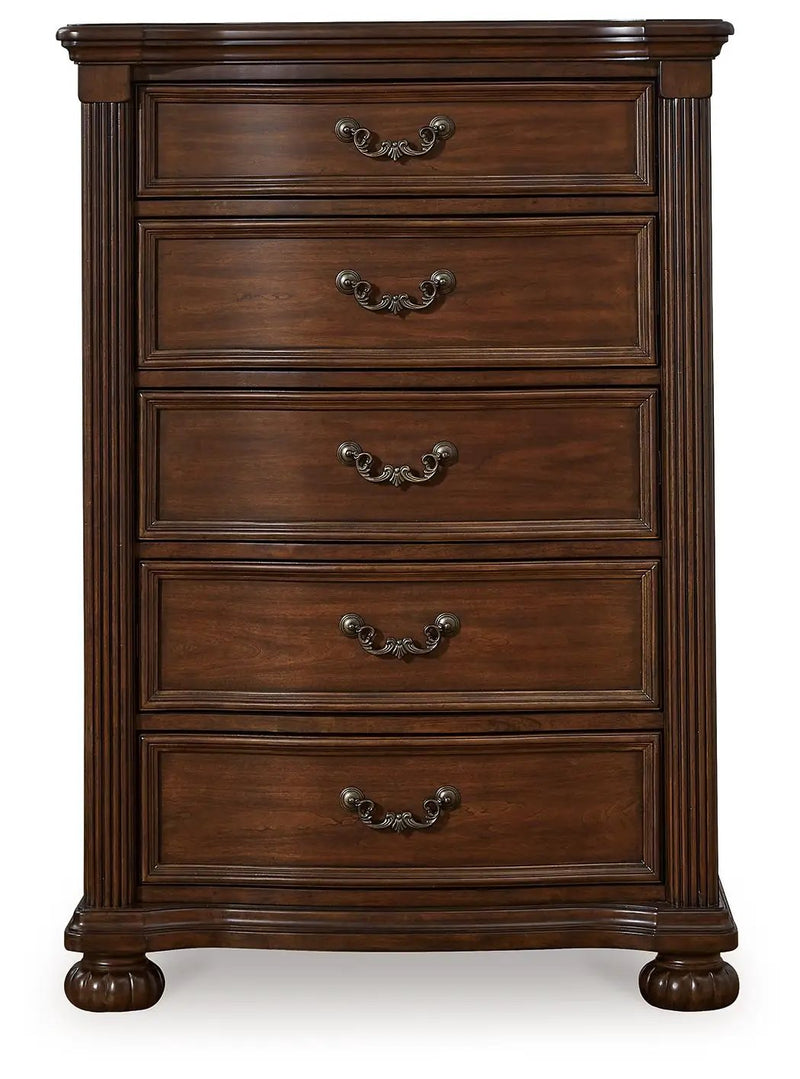 Lavinton - Five Drawer Chest - Brown by Unique Piece Furniture