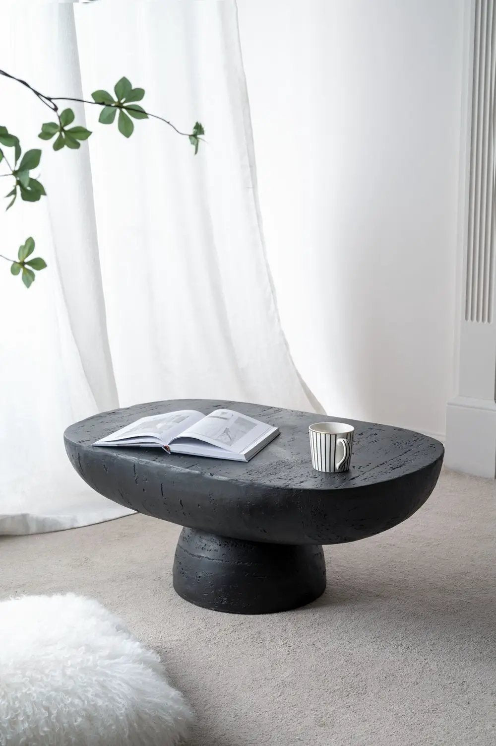Organic Design Oval Coffee Table by Unique Piece Furniture