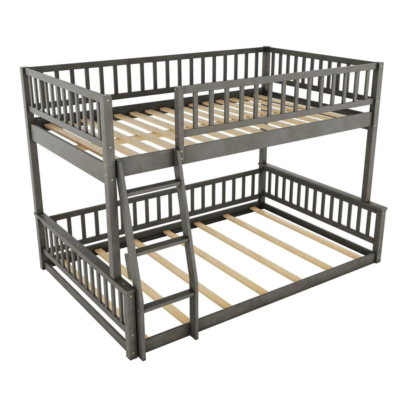 Bunk Bed With Ladder And Guardrails by HouseOfZazla