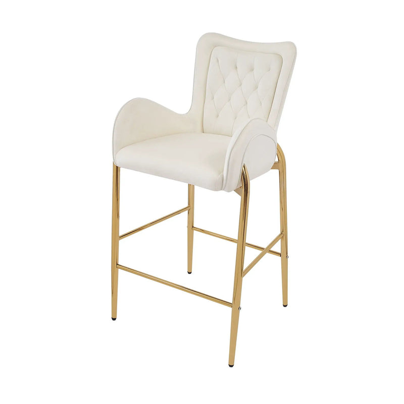 Fabric Counter Height Bar Stools (Set of 2) by HouseOfZazla