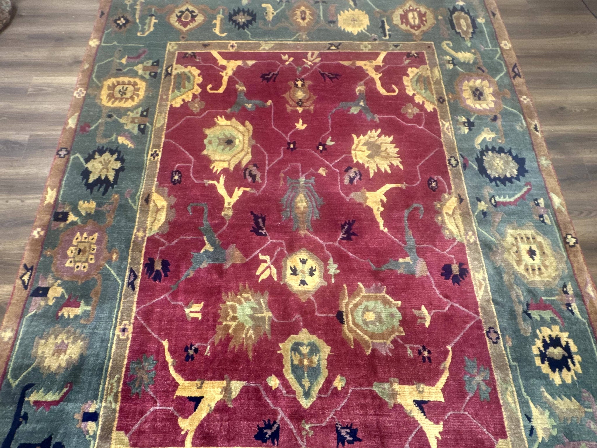 Tufenkian Rug 8x10, Tibetan Room Sized Carpet, Soft Thick Wool Pile by Jewel Rugs