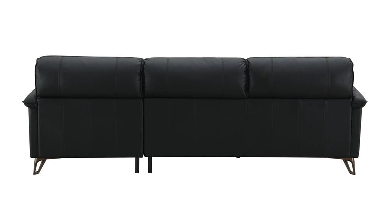 Eilene - Top Grain Leather Sofa - Black by Unique Piece Furniture