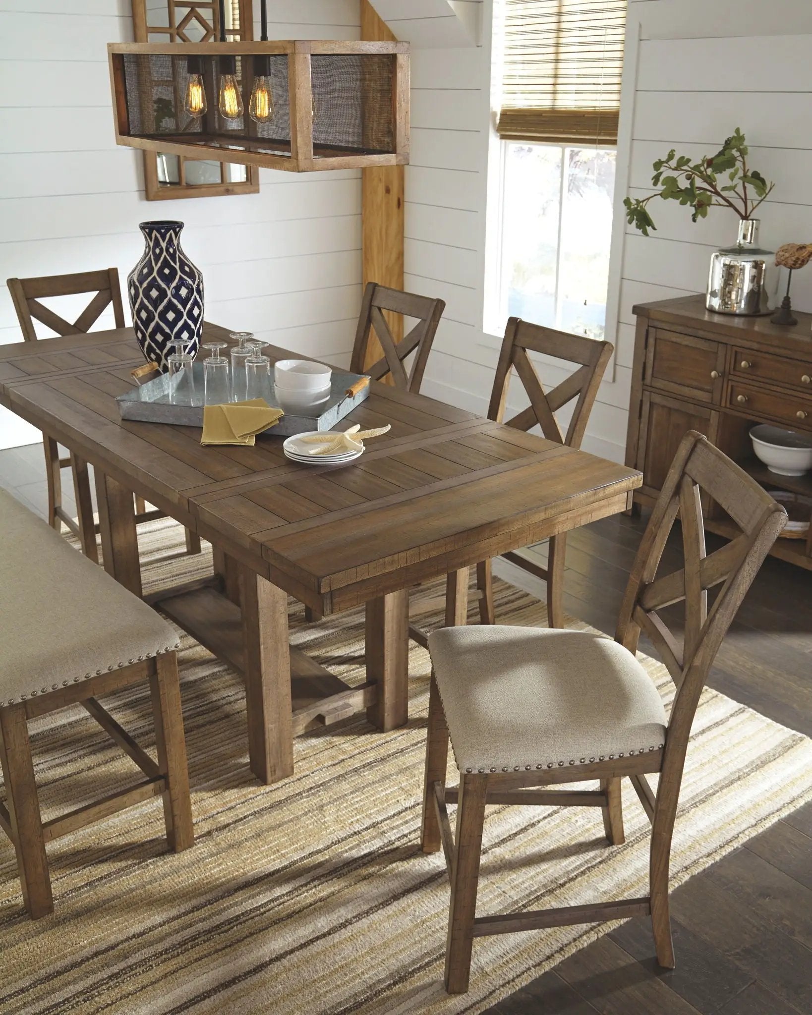Moriville - Rectangular Dining Table Set - Counter Height by Unique Piece Furniture