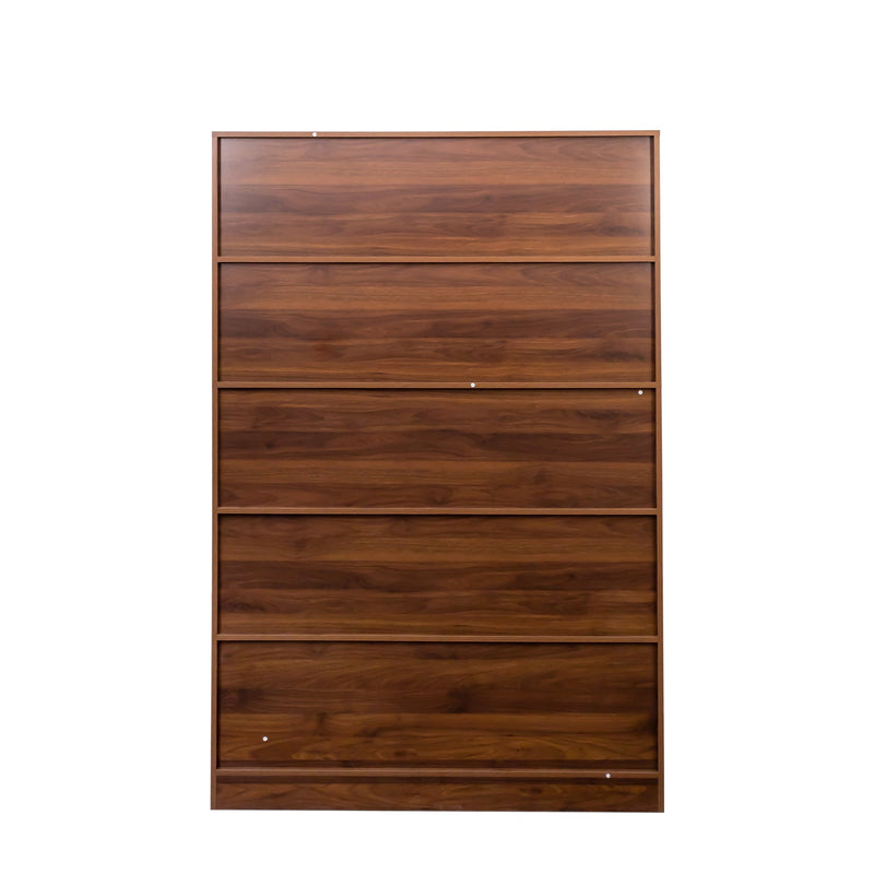 70.87" Tall Bookshelf with 10 Cubes and 3 Doors by HouseOfZazla