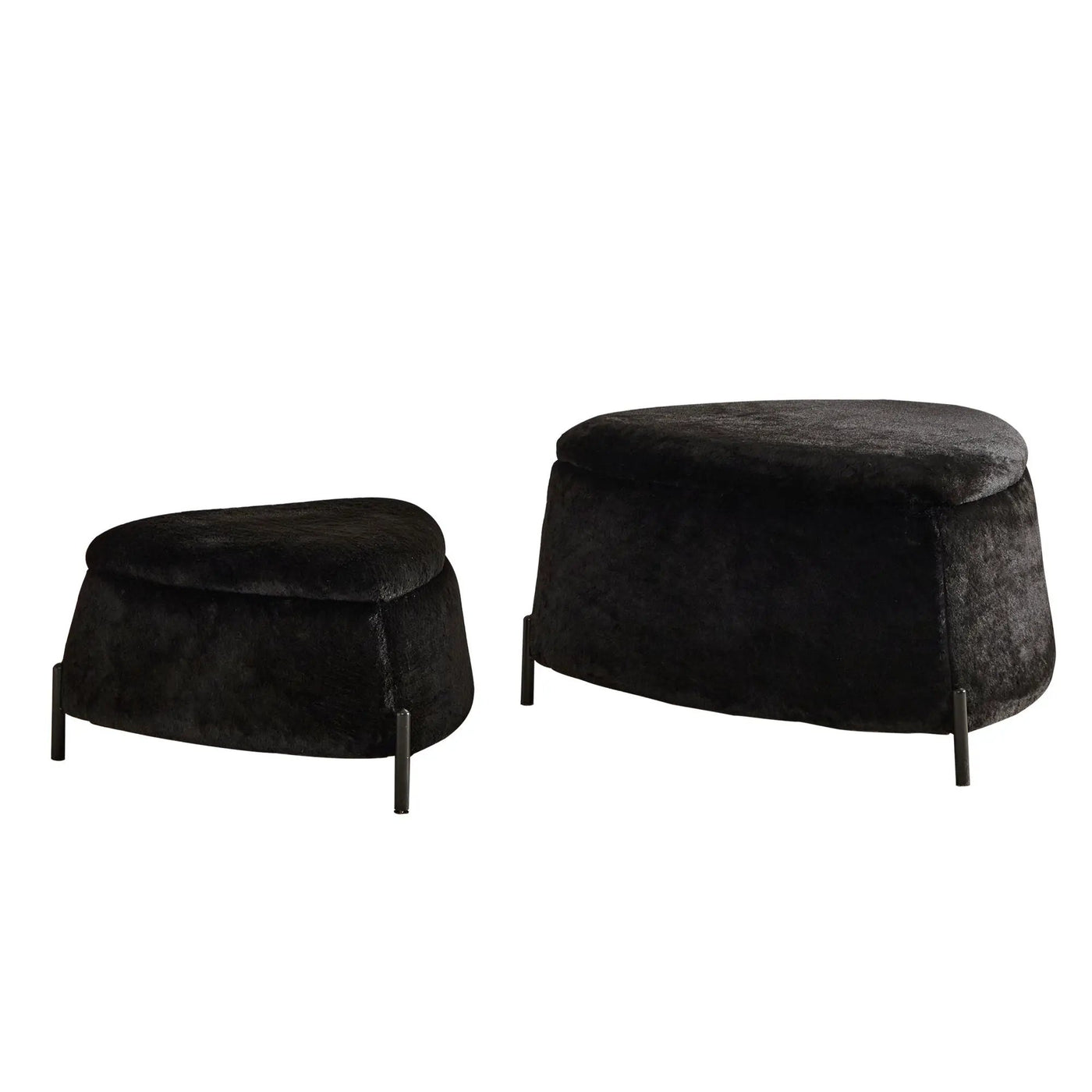 Upholstered Storage Ottoman Set With Reversible Lid by Unique Piece Furniture
