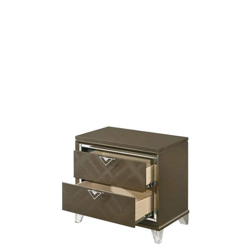 Skylar - Nightstand - Champagne by Unique Piece Furniture