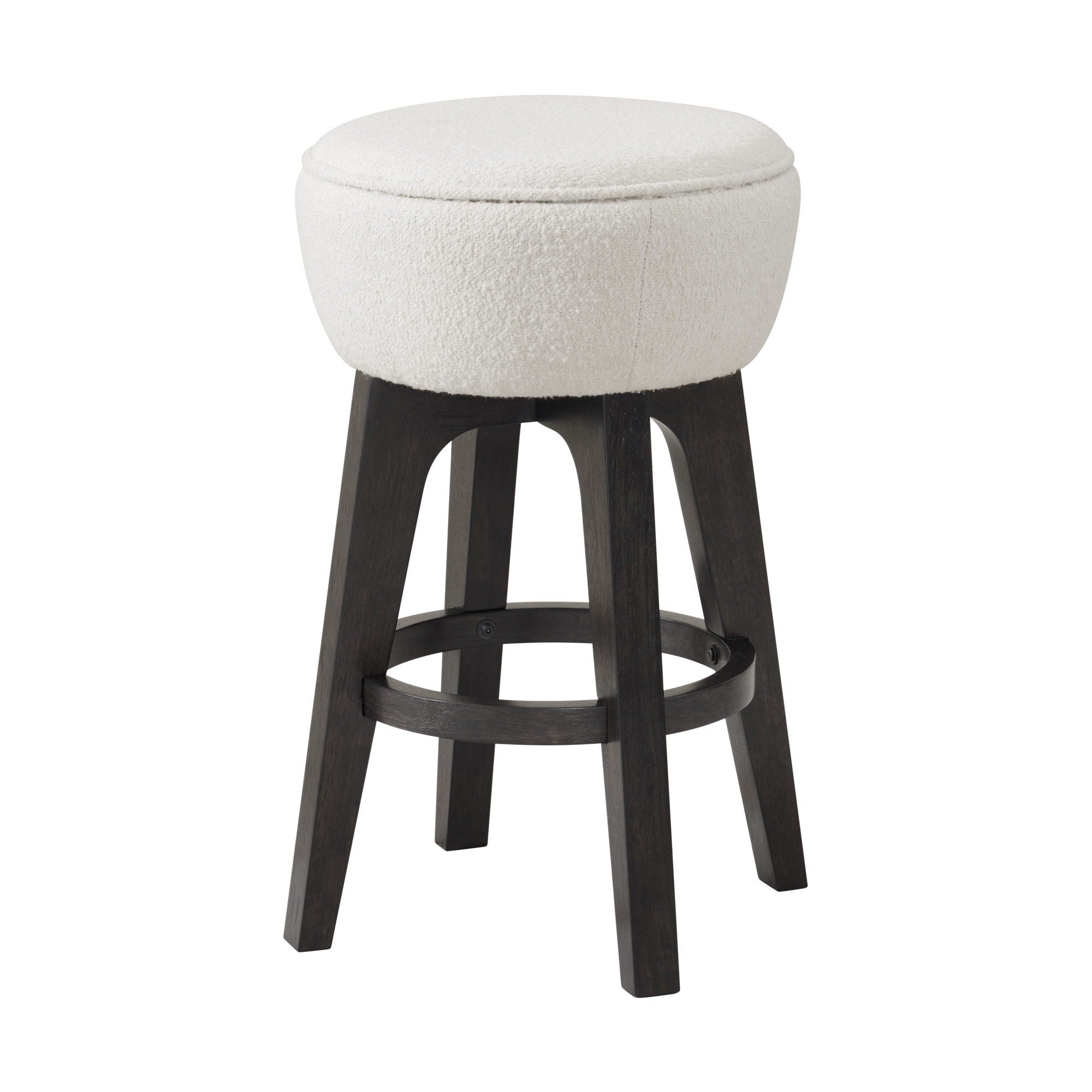 Backless Bar Stools With Soft Cushion (Set of 2) - Brown by HouseOfZazla