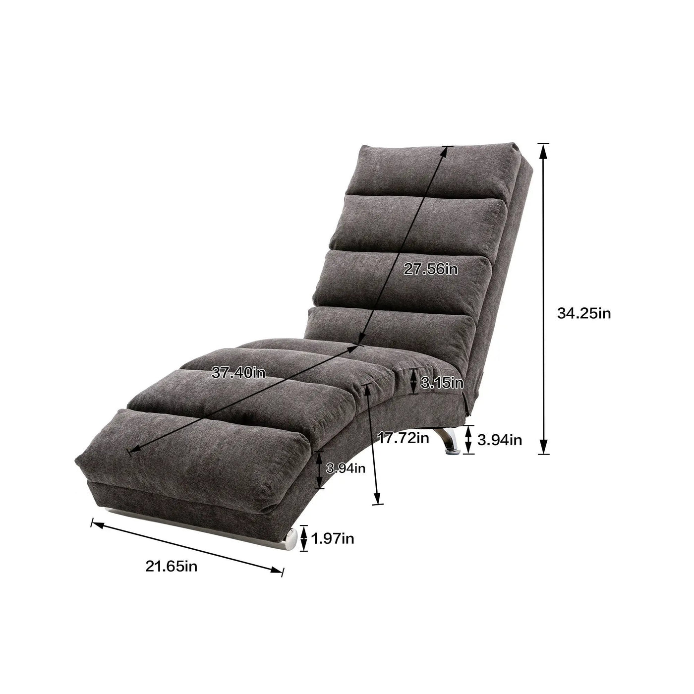 Massage Chaise Lounge Indoor With Remote Control by HouseOfZazla
