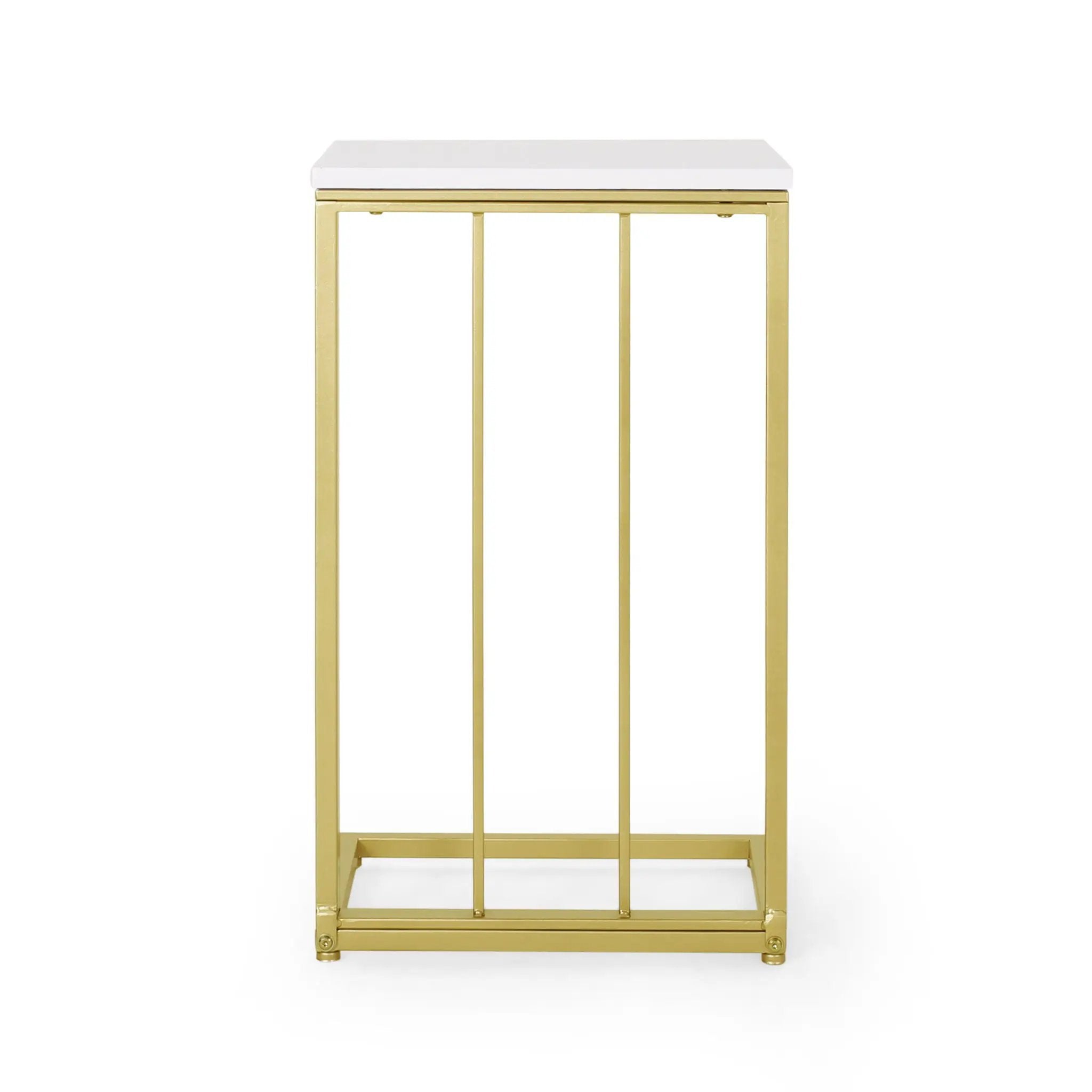 Modern Glam C-Shape End Table by HouseOfZazla