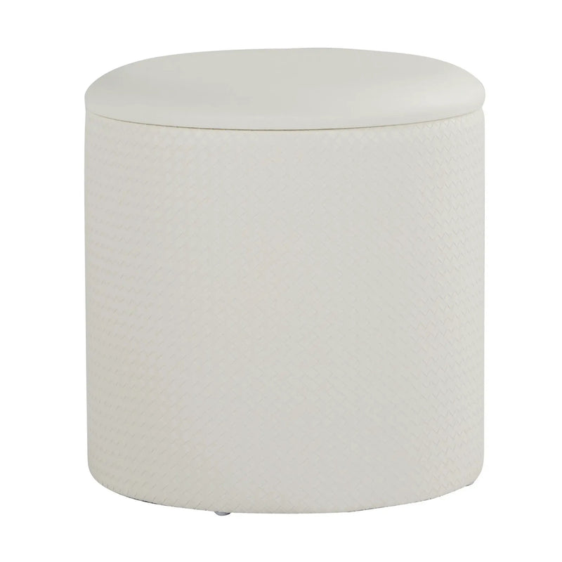 Maverick - Contemporary Nesting Ottoman Set With - Cream by Unique Piece Furniture