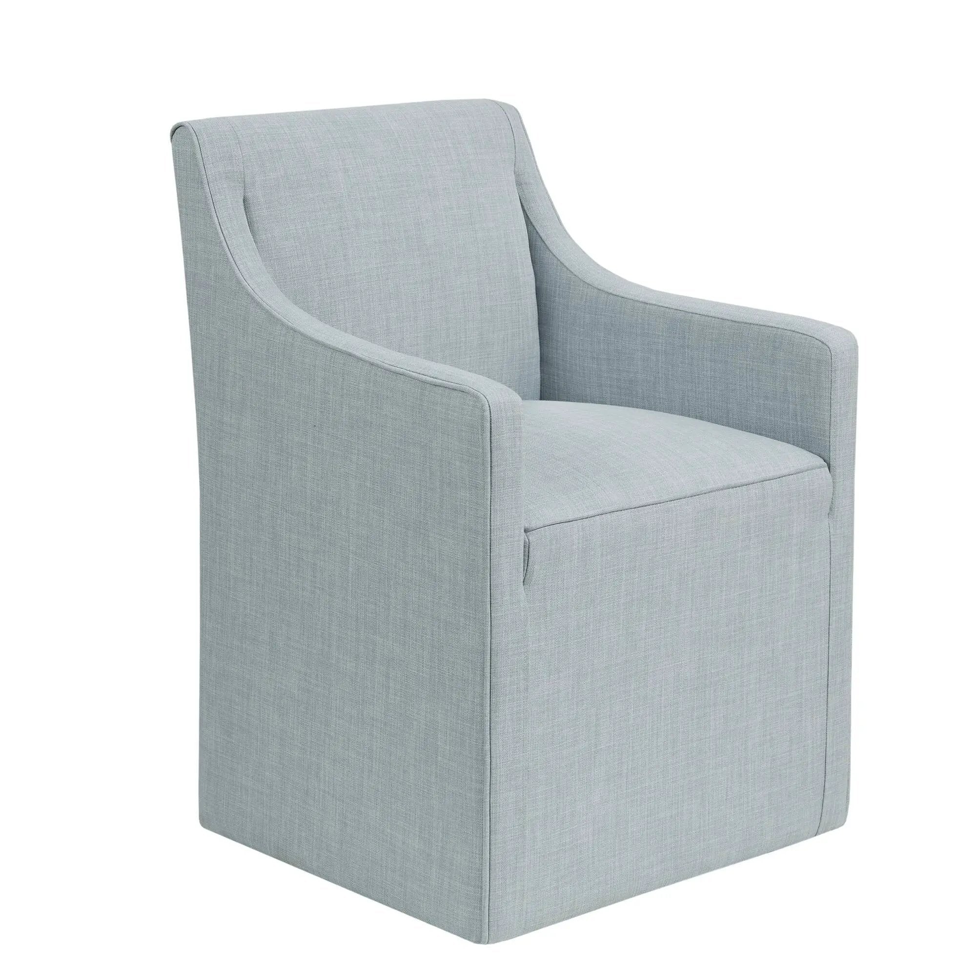 Traditional Skirted Dining Arm Chair by HouseOfZazla