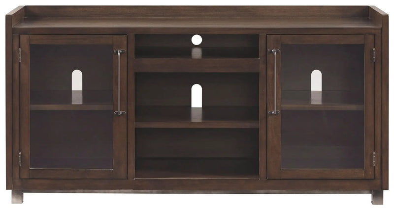 Starmore - XL TV Stand w/Fireplace Option - Brown by Unique Piece Furniture