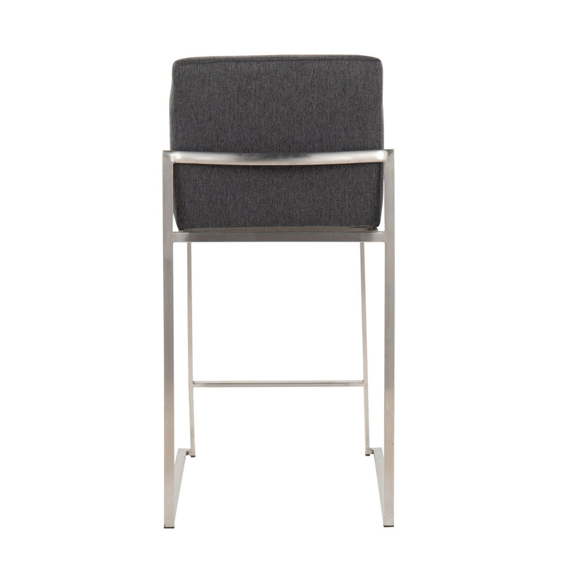 Fuji - Contemporary High Back Counter Stool, Functional Design by HouseOfZazla