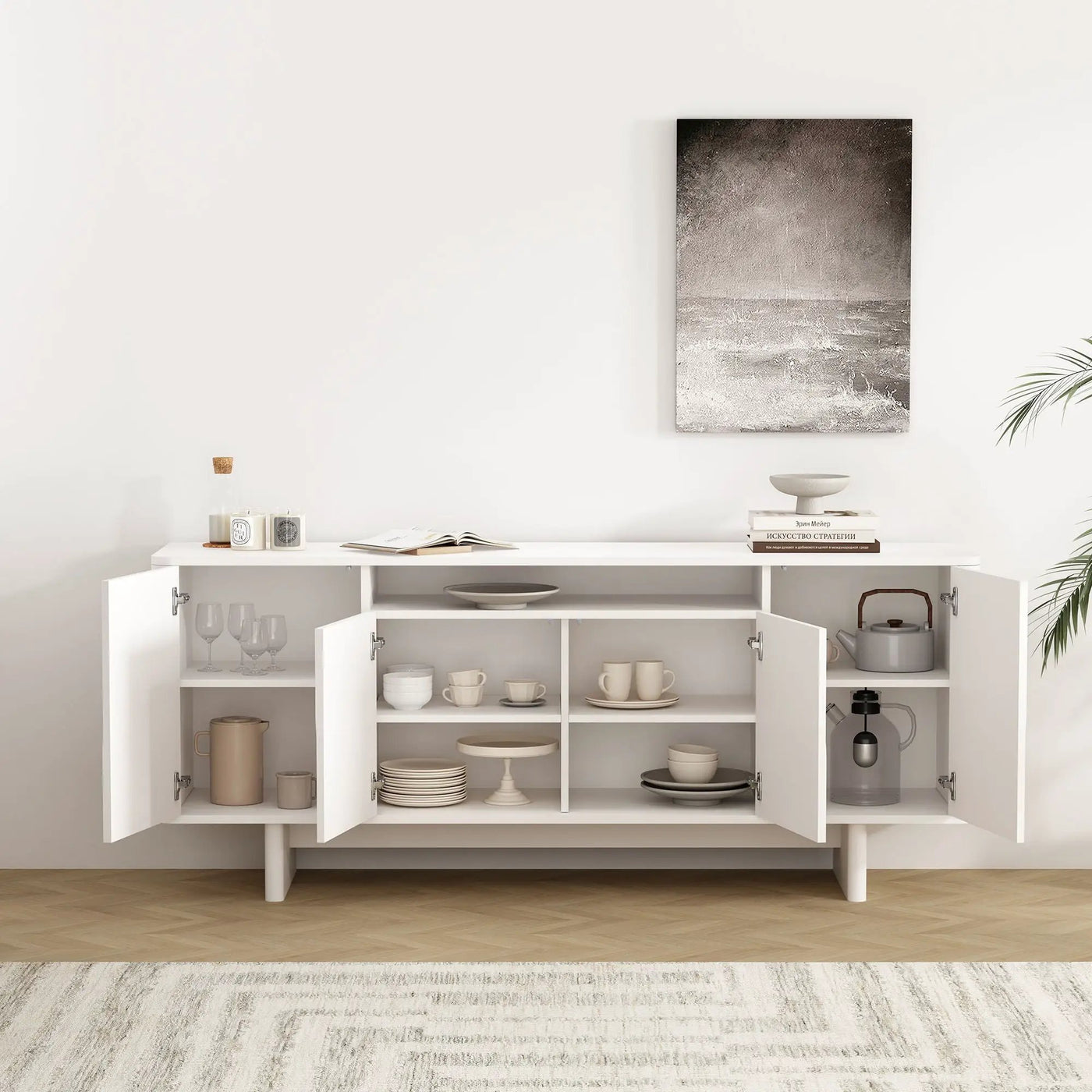 Ella - Sideboard With Adjustable Shelves by HouseOfZazla