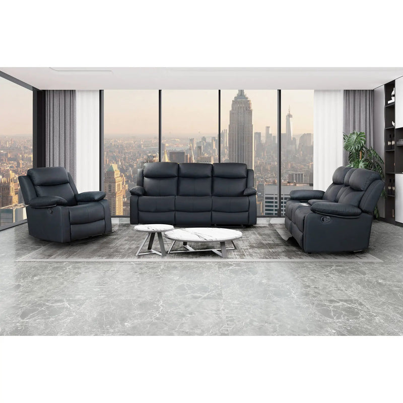 Blanche - Glider Recliner With LED, Pillow Top Arms by HouseOfZazla