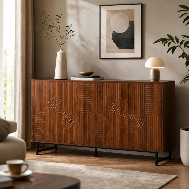 Mid-Century Modern Server, Sideboard & Buffet, photo 3 of 10