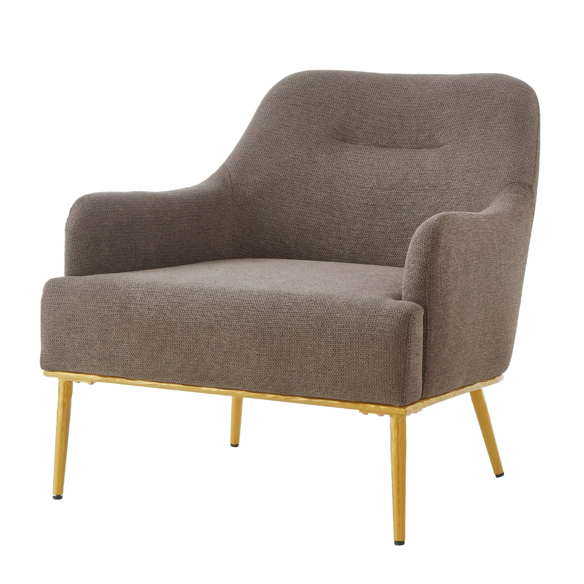 Modern Elegance Accent Chair With Curved Backrest by HouseOfZazla