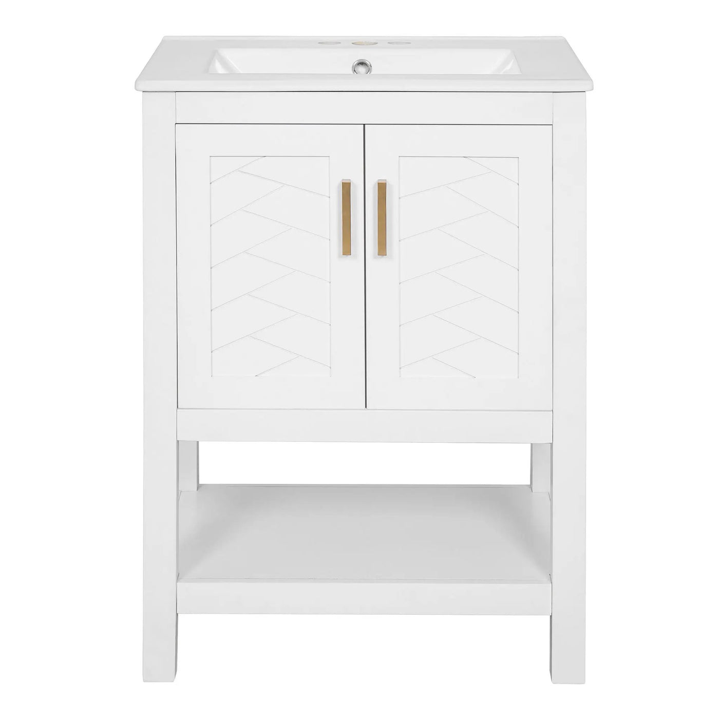 Modern Bathroom Vanity With Elegant Twill Design by HouseOfZazla