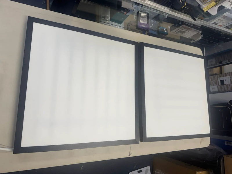 Open Box Mcacggo 2x2 FT Surface Mount LED Panel Light Dimmable & 3 Color Selectable 3000K/4000K/5000K - 40W 24x24 Inch LED Flush Mount Ceiling Light L by Selzalot