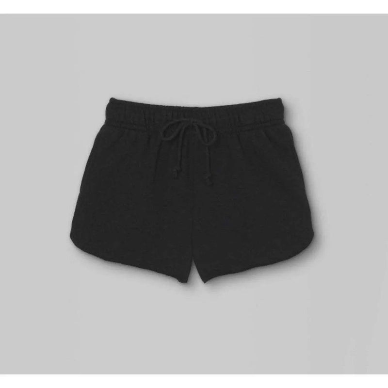 High-Rise Dolphin Shorts - Wild Fabler Black Small by Selzalot